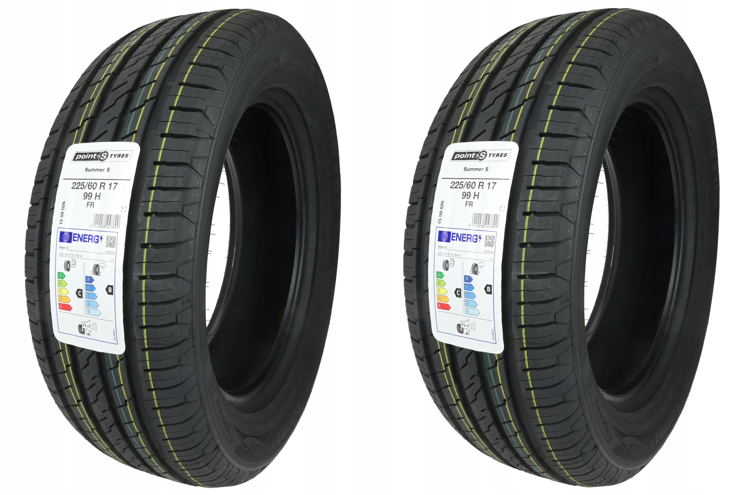 

2 x 225/60R17 99H Fr Summer S Point S Lato