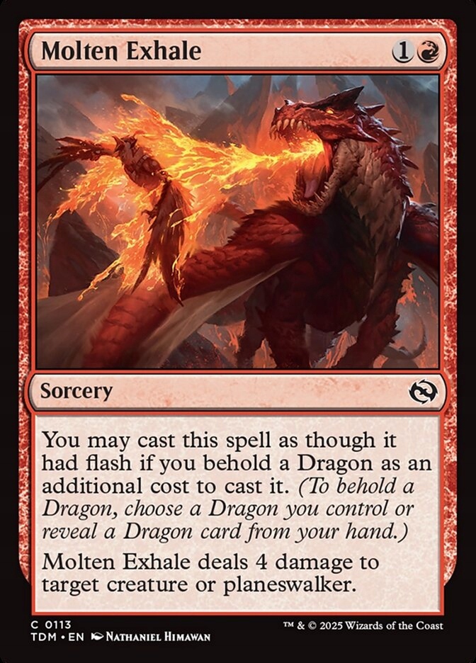 [mtg] Molten Exhale (tdm)