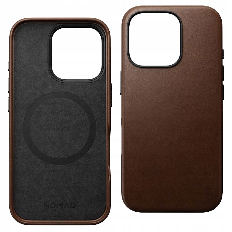 Nomad Traditional Leather Case Hnedé púzdro pre iPhone 16 Pro Max