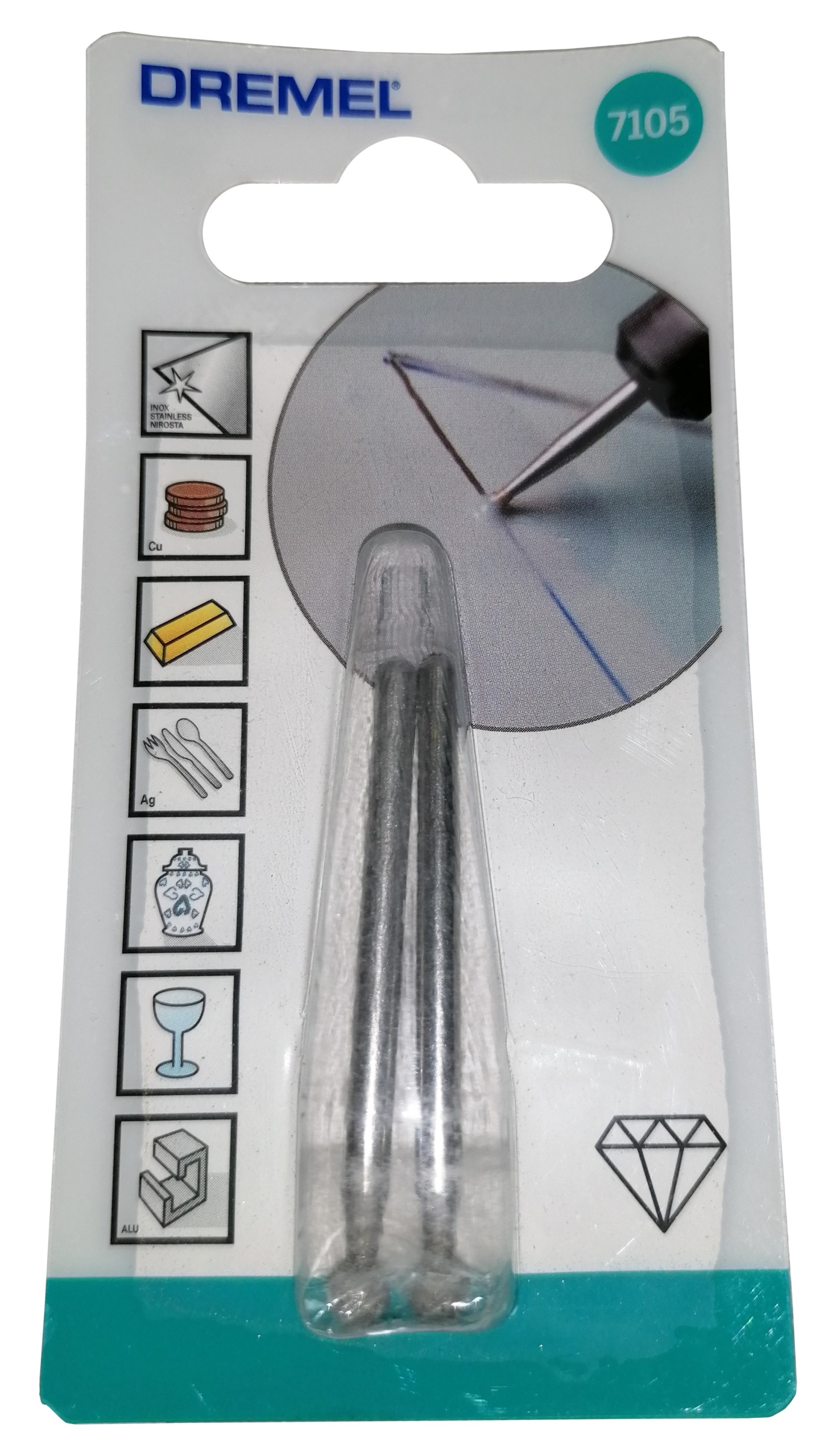 

Dremel 7105 ściernica diamentowa 4,4mm zestaw 2szt