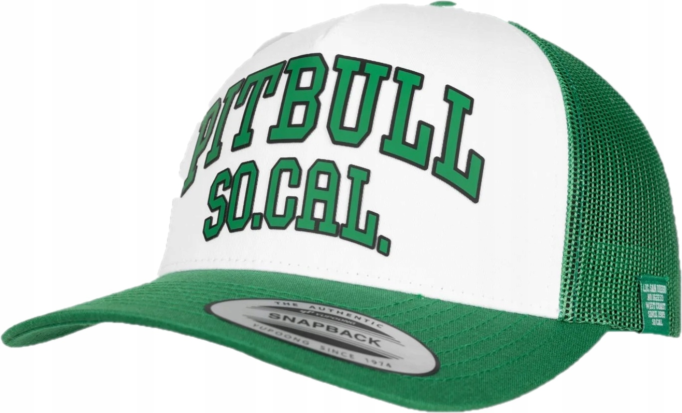 Pitbull West Coast Kšiltovka Snapback Trucker So Cal Zelená