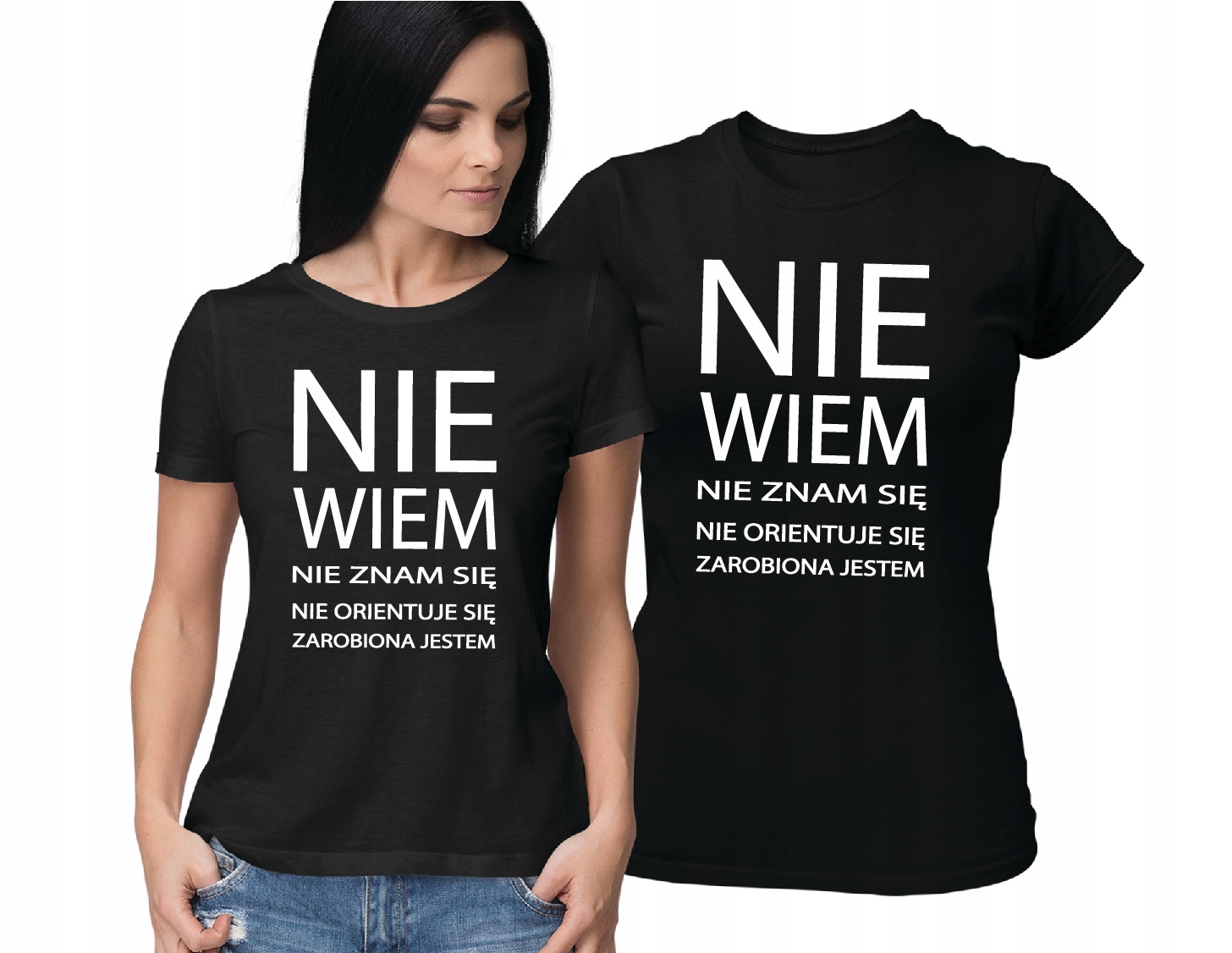 

Koszulka Nie Wiem Nie Znam Się na urodziny prezent