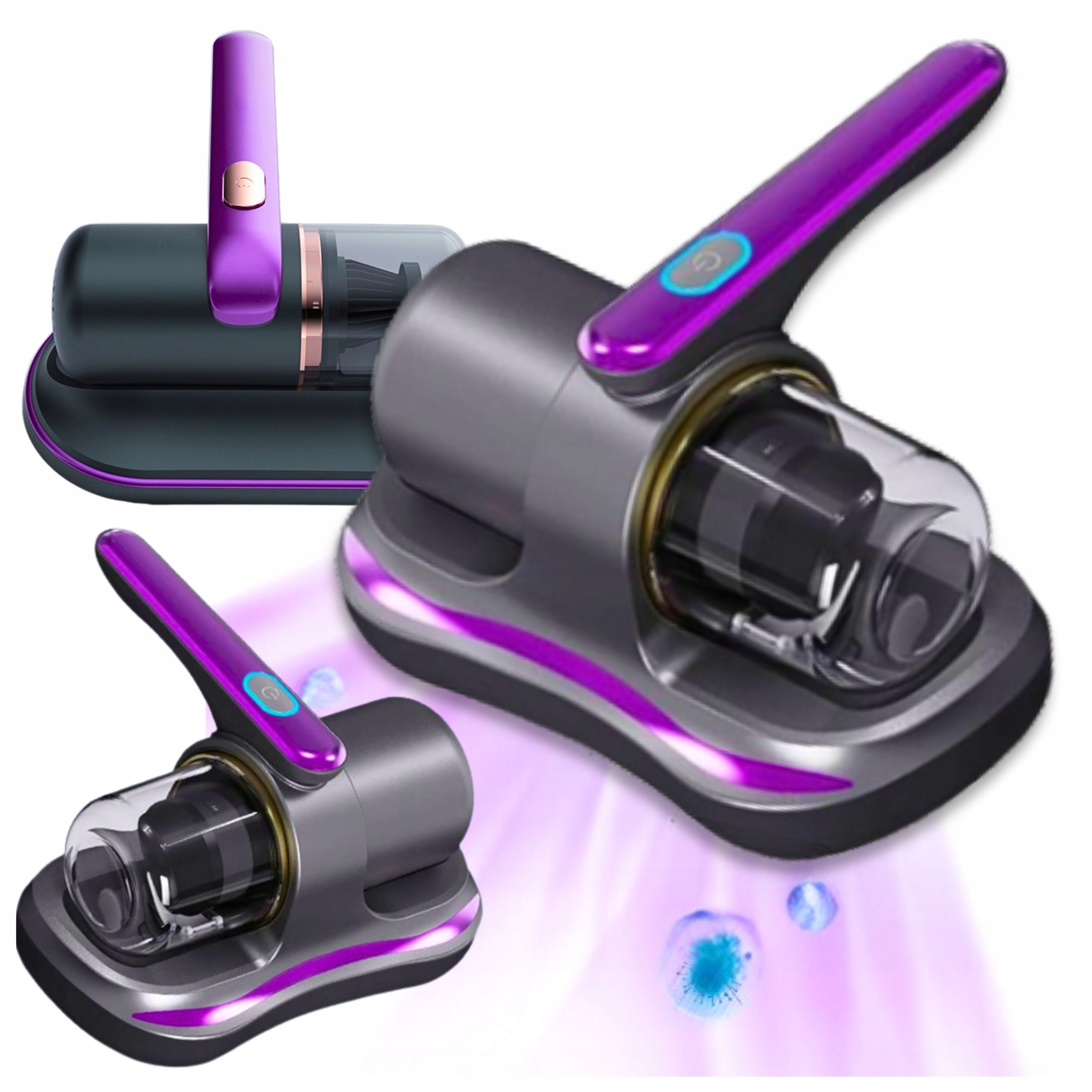 Odkurzacz Na Roztocza Ręczny Uv Usuwanie Sierści Kurzu Łóżka 10000Pa