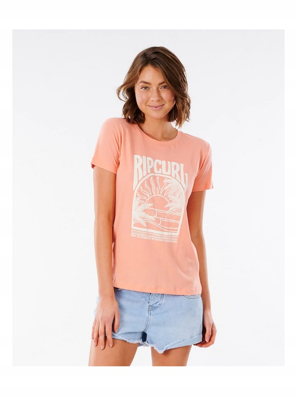 Damska koszulka bawełniana Rip Curl North Shore Standard Tee M
