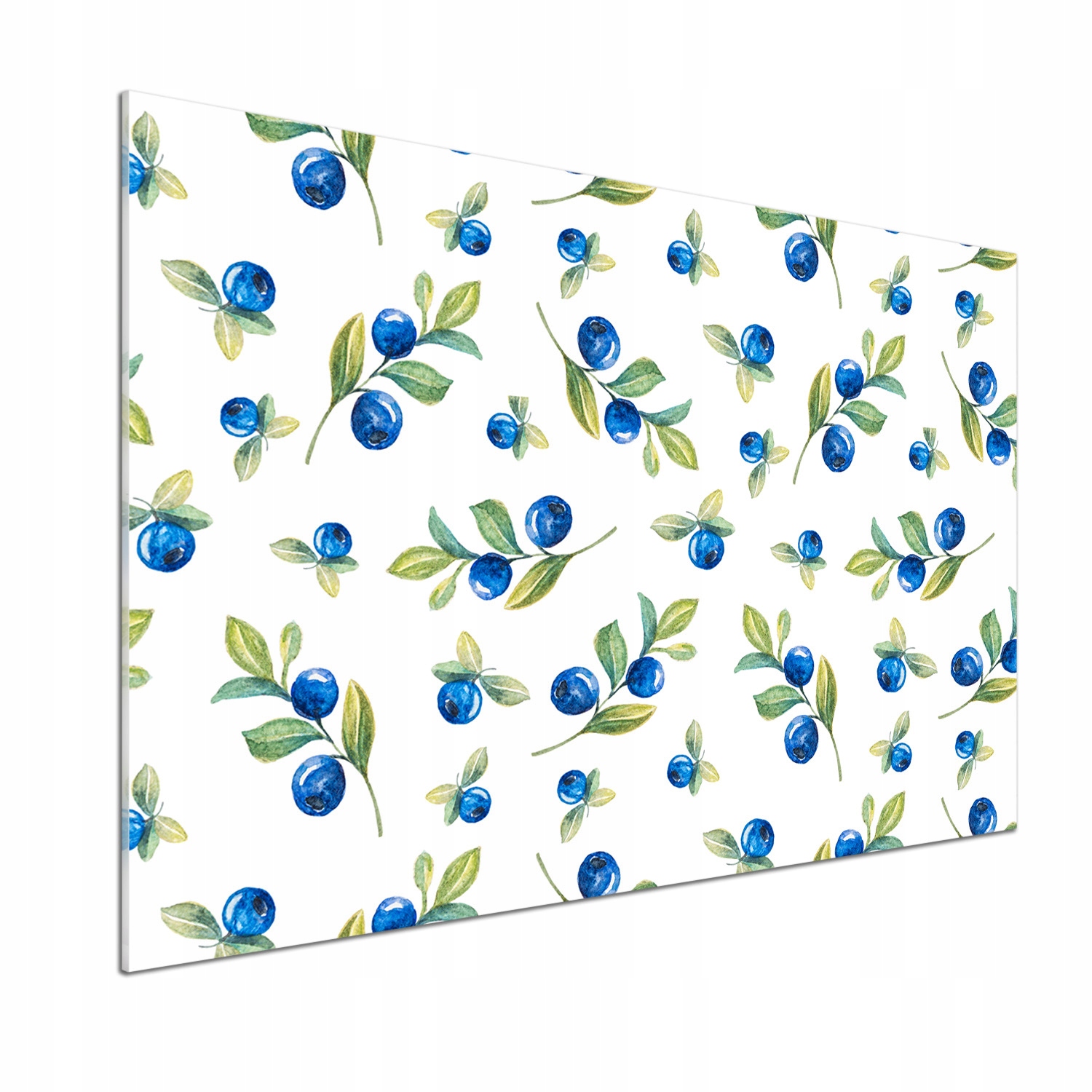 Sklenený panel do kuchyne Čučoriedky 100 x 70 cm Lepidlo