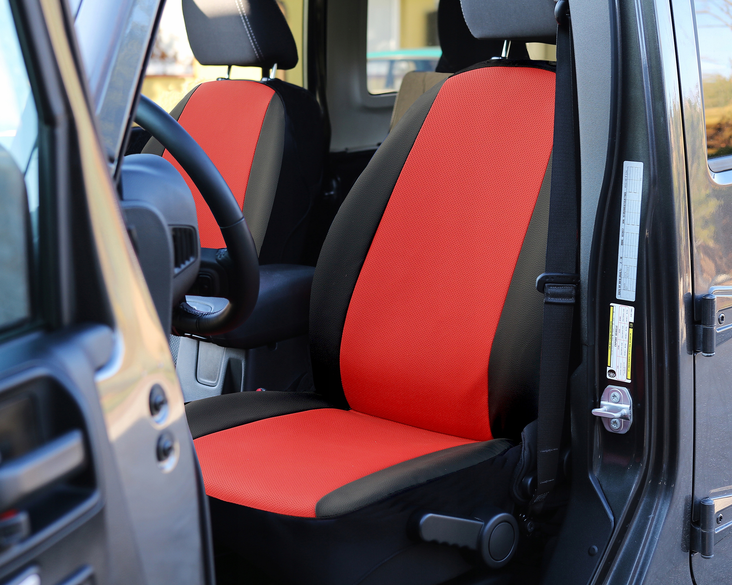 SKÓRZANE POKROWCE MIAROWE do FIAT CINQUECENTO Producent Pok-ter