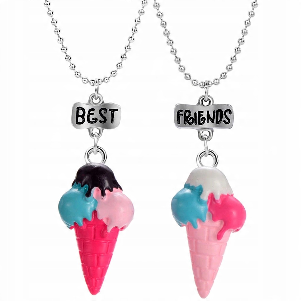 

Naszyjnik bff Przyjaźni Best Friends lody 2 Sztuki
