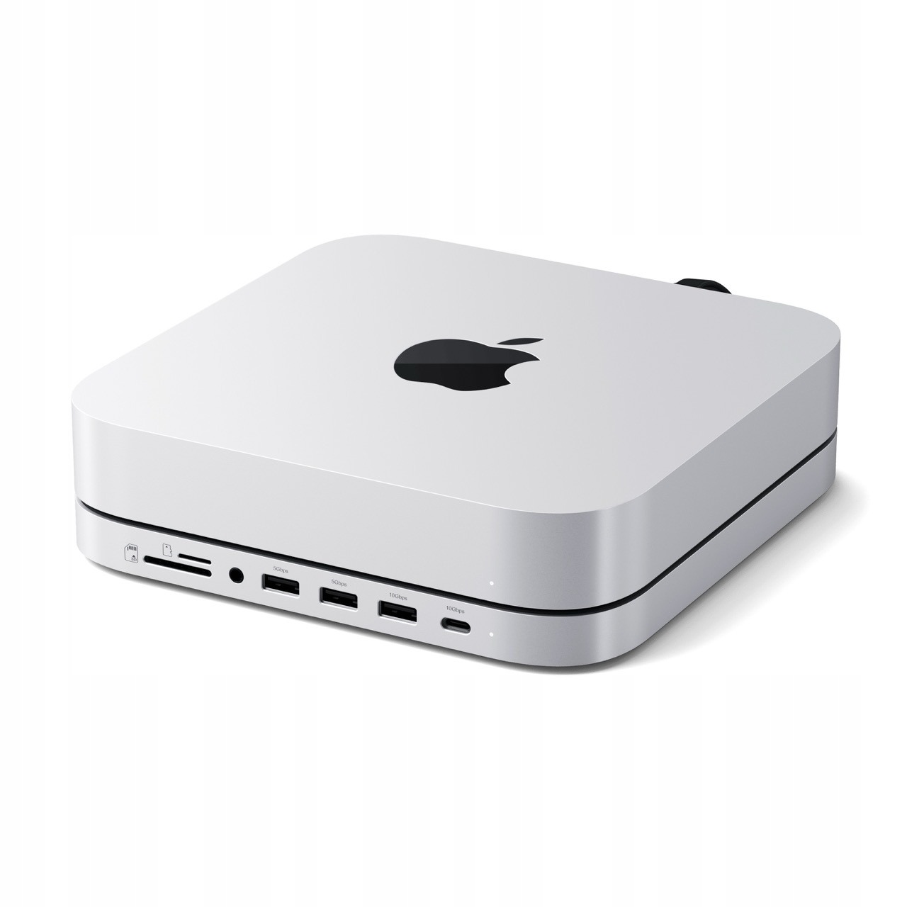 Satechi Hub do Mac Mini M2 Pro 2023 Studio z obudową na dysk NVMe Ssd