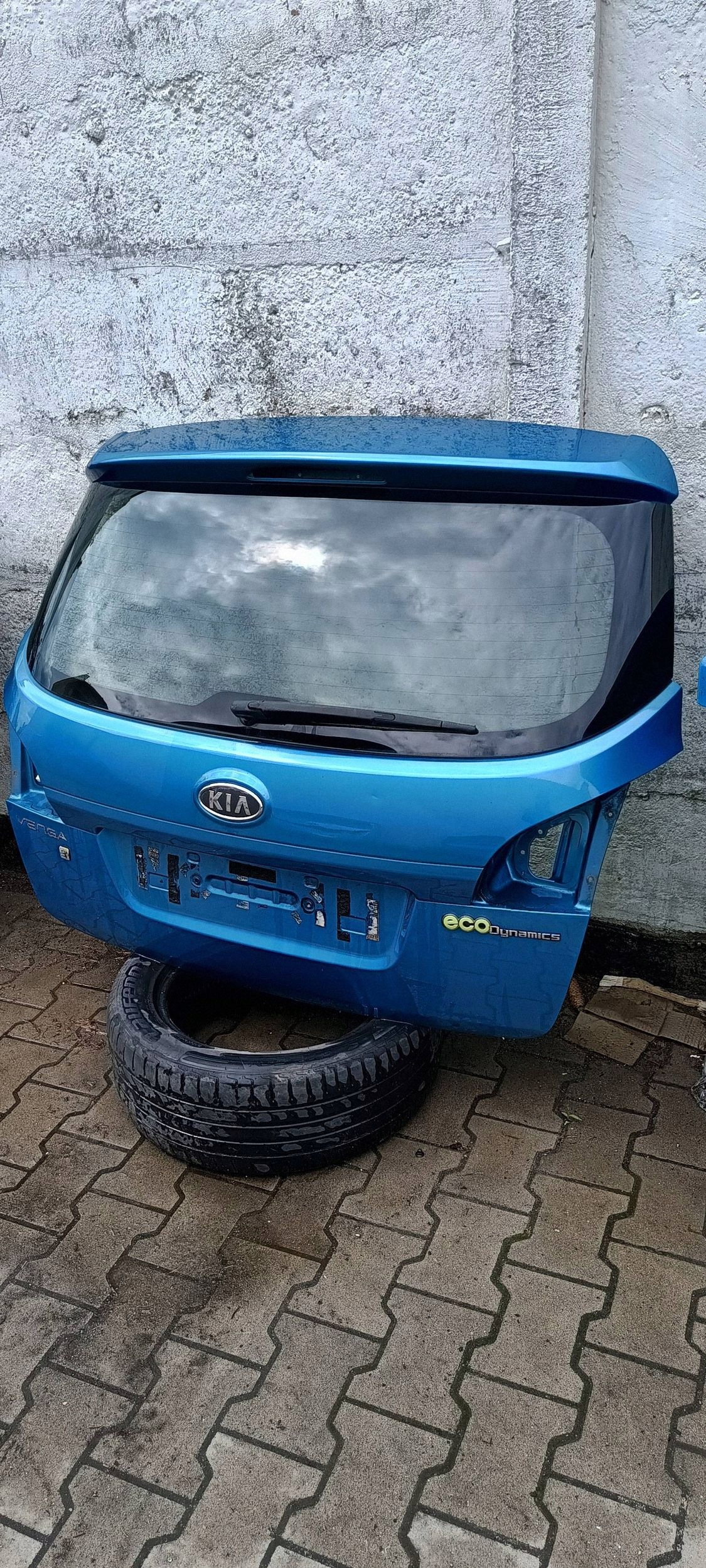 KIA VENGA boot door rear boot window rear part 2009