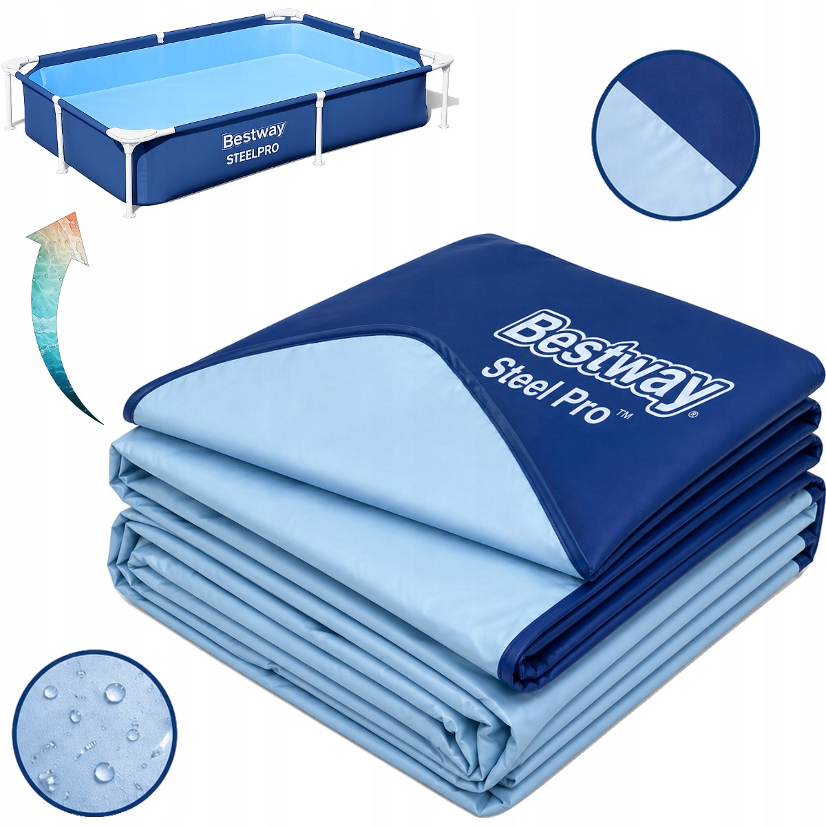 Bazénová krytina Bestway 56404, náhradná vložka, materiál