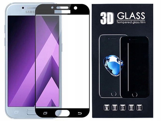 

Galaxy A3 2017 A320 Szkło Hartowane 3D 9H Czarne