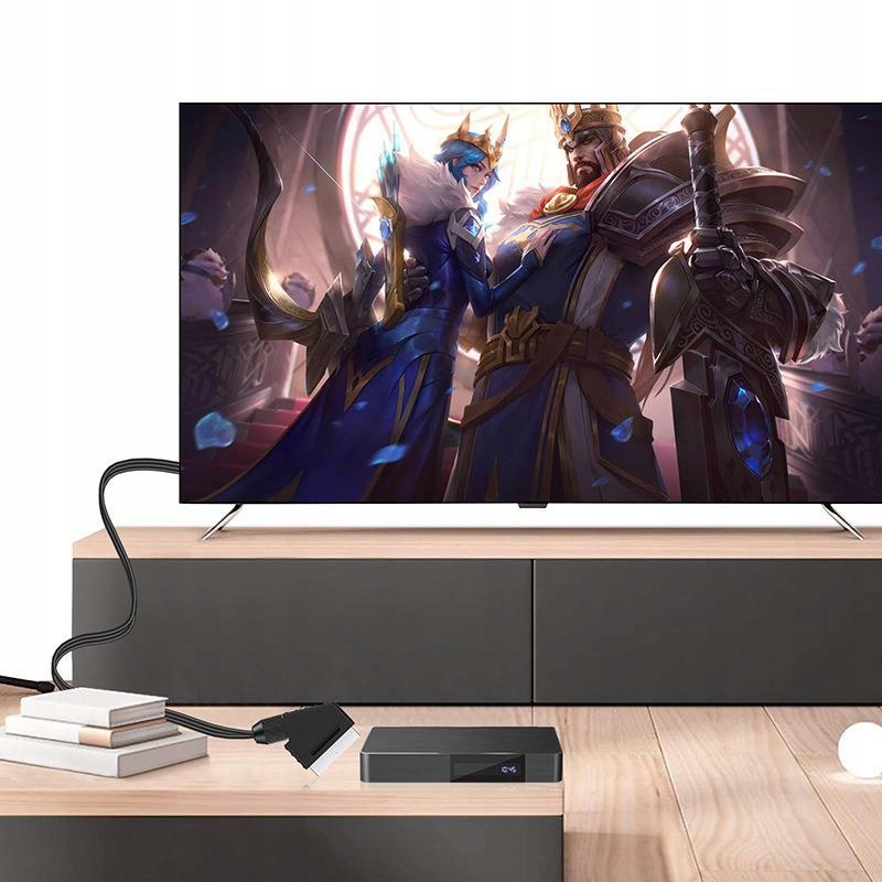 IRIS Kabel adapter konwerter z Euro / Scart do HDMI telewizor ekran ma HDMI Model IR-000407/A