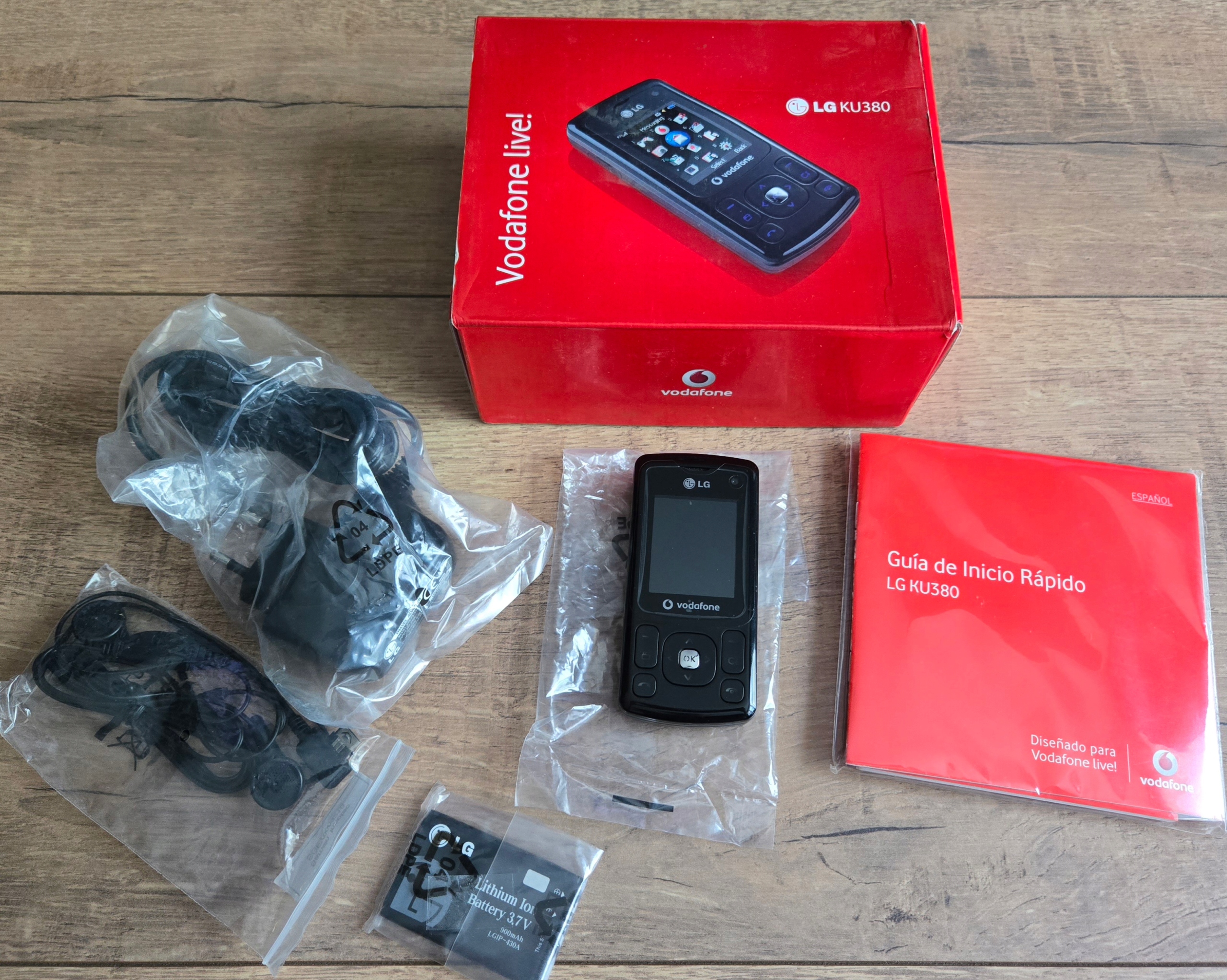 Lg KU380 Black Komplet Nowy Folie Unikat Dla Kolekcjonera !Sim Lock