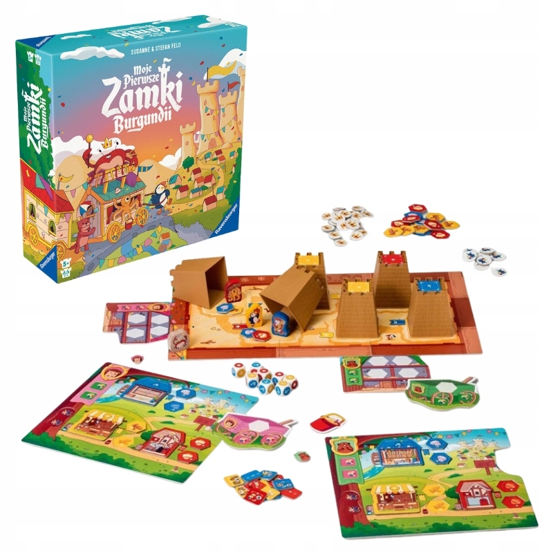 RAVENSBURGER GRA PLANSZOWA MOJE PIERWSZE ZAMKI BURGUNDII STRATEGICZNA 5+