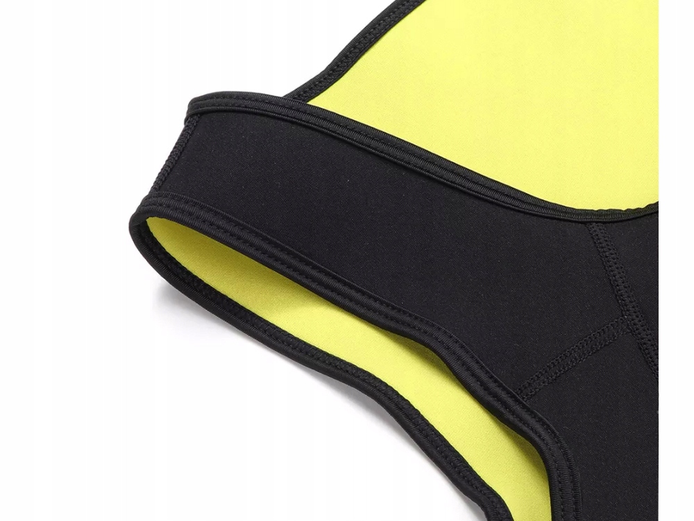 KOSZULKA NEOPRENOWA FITNESS MĘSKA ODCHUDZAJĄCA Długość całkowita 55 cm