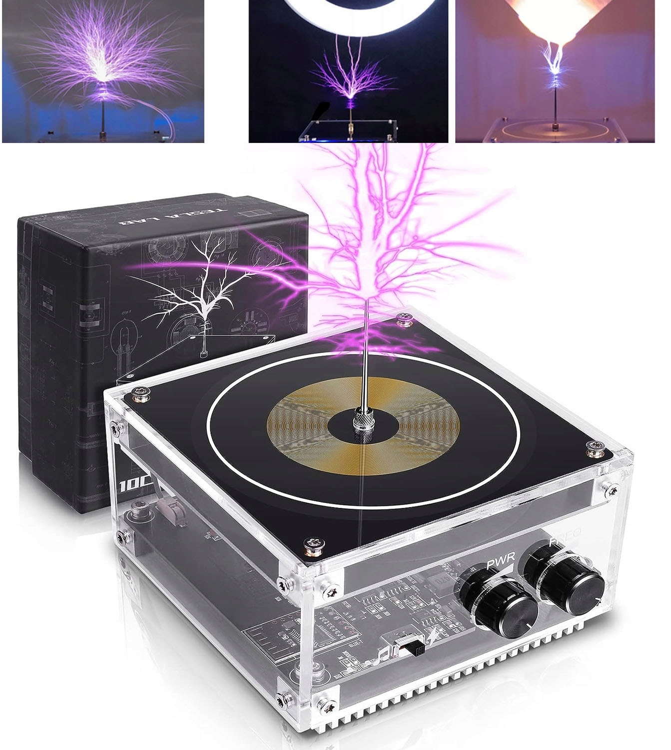 Bluetooth Hudba Cívka Tesla Hudba Cívka Palm Lightnings