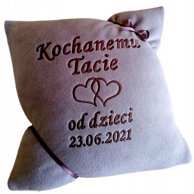 Polštář personalizovaný pro tatínka dárek Den Otců od dětí dcery syna