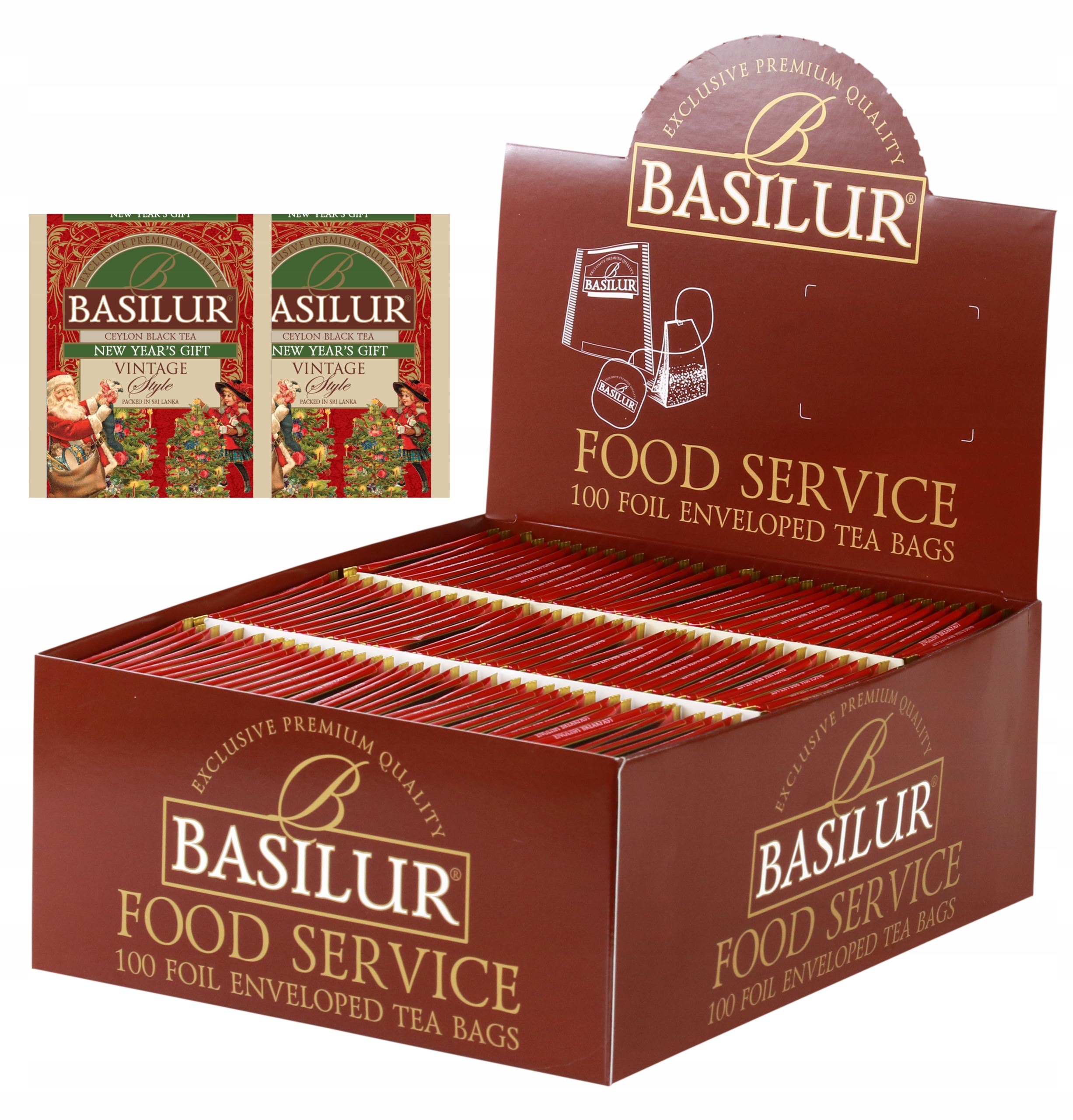 Herbata czarna Wiśnie Migdały saszetki 100szt