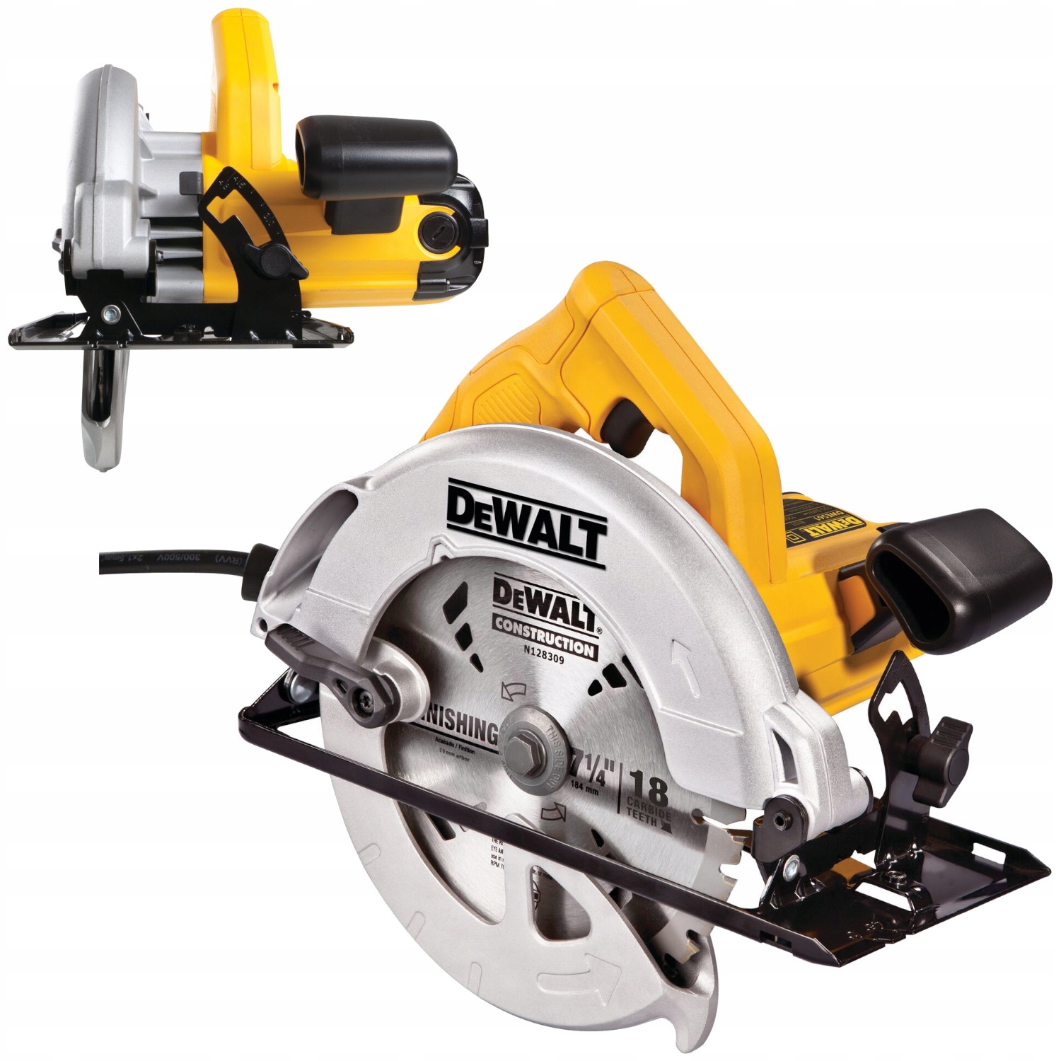 Pilarka tarczowa sieciowa 1350W 184mm DeWALT DWE560