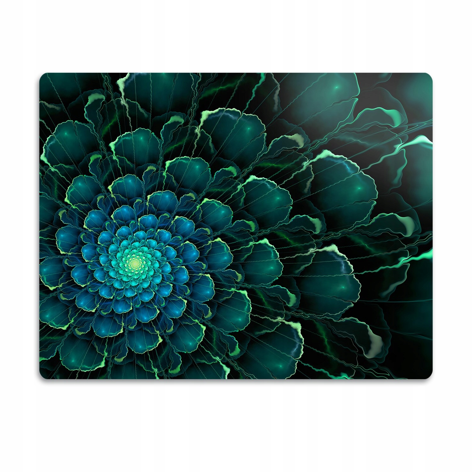 Levně Podložka pod misku pro psa kočku Zelený květ 60x40 cm