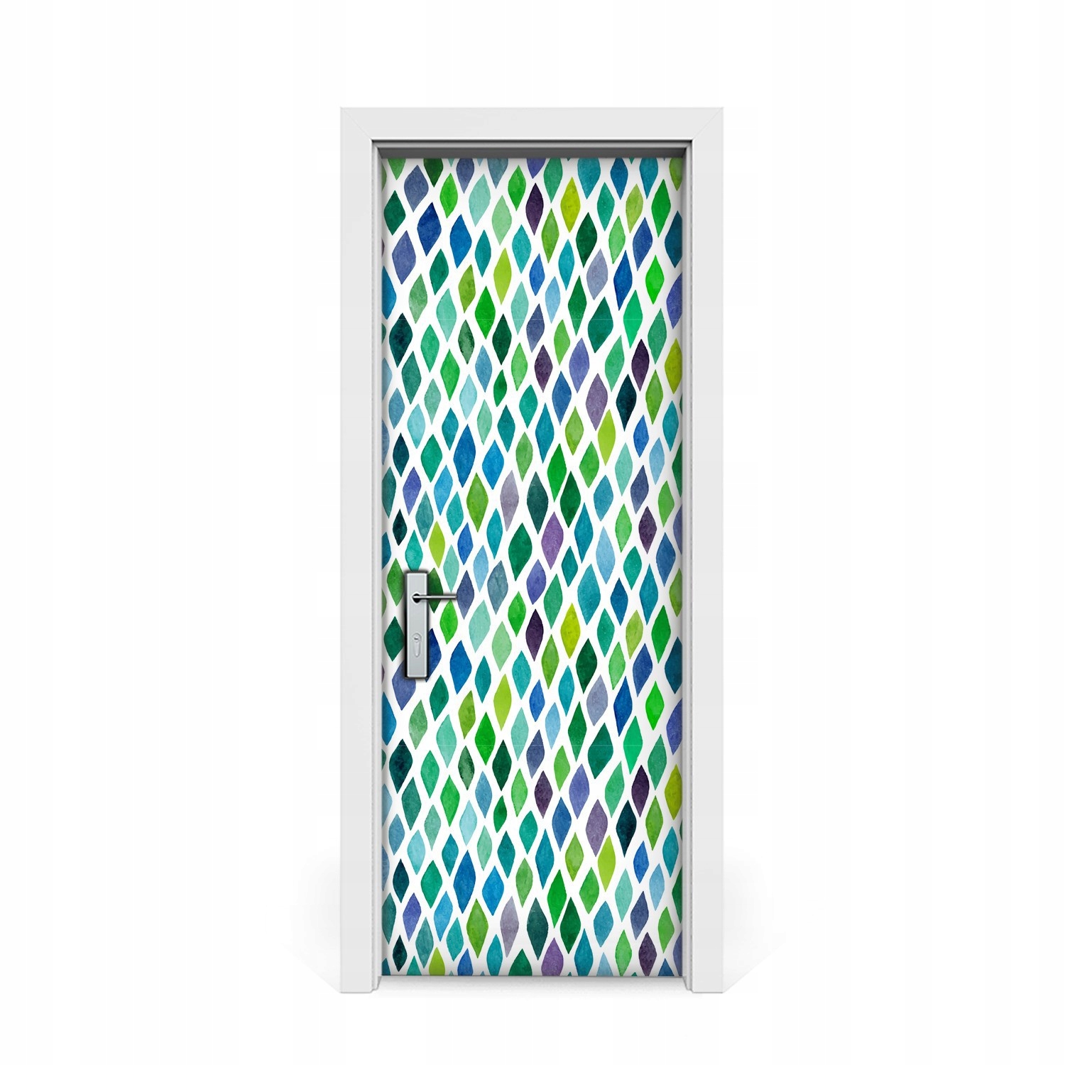 

Naklejka na drzwi okleina Kolorowe wzory 75x205