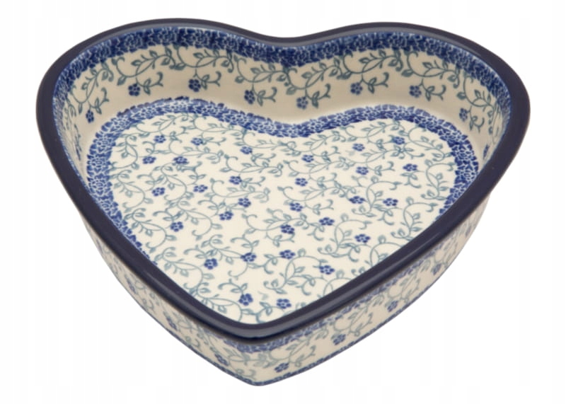 MISKA Serce Forma do ciasta 20.5 cm Bolesławiec Pojemność 0.65 l