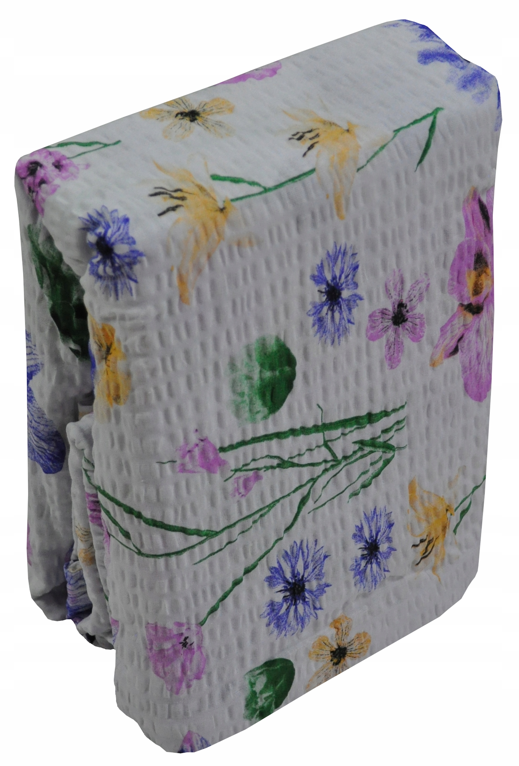 Pościel Z Kory 160X200 Kora Bielawa Bawełna 100% Biała Łączka Kwiaty