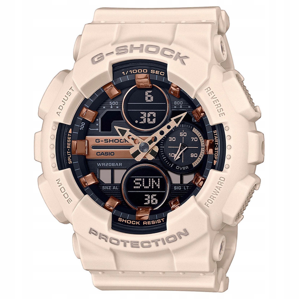 Hodinky Casio G-Shock GMA-S140M-4AER béžový řemínek