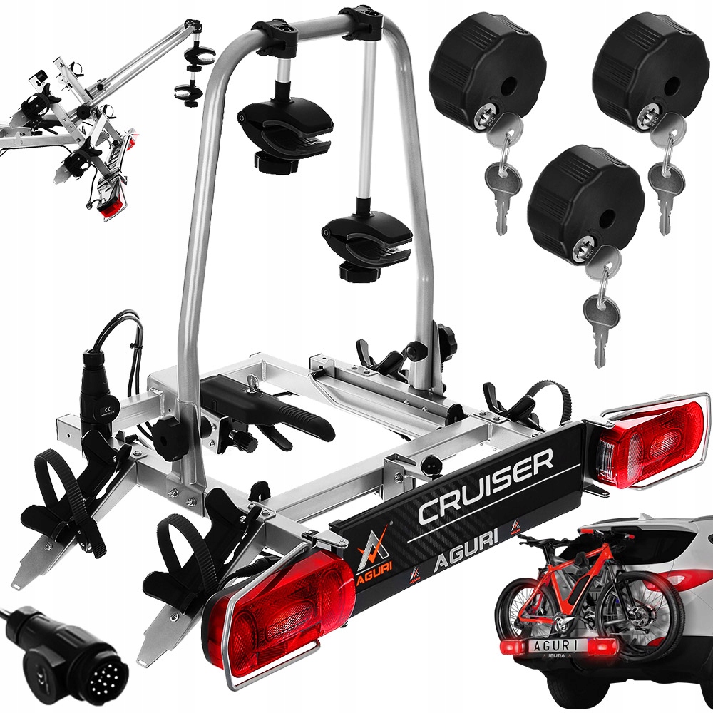 

Bagażnik Rowerowy Aguri Cruiser Ultimate 2 Rowery