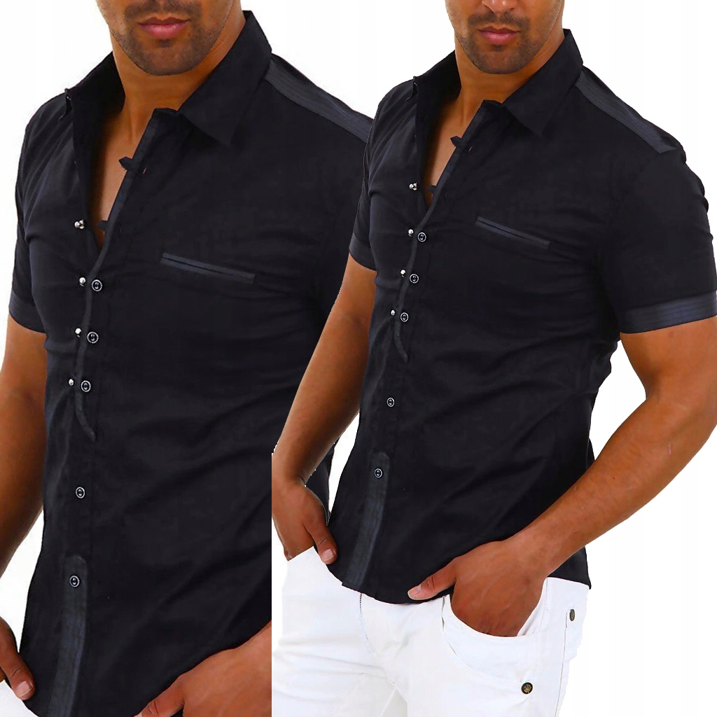 Pánská košile Elegantní Ležérní Střih Regular Svatba Svatební Hostina