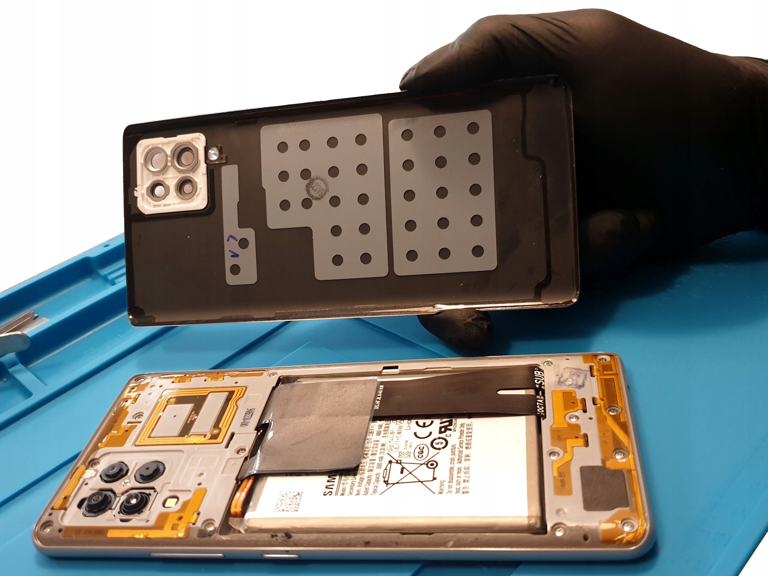 Samsung A42 A426 ORYGINALNA TAŚMA LCD POŁĄCZENIOWA Pasuje do marki Samsung