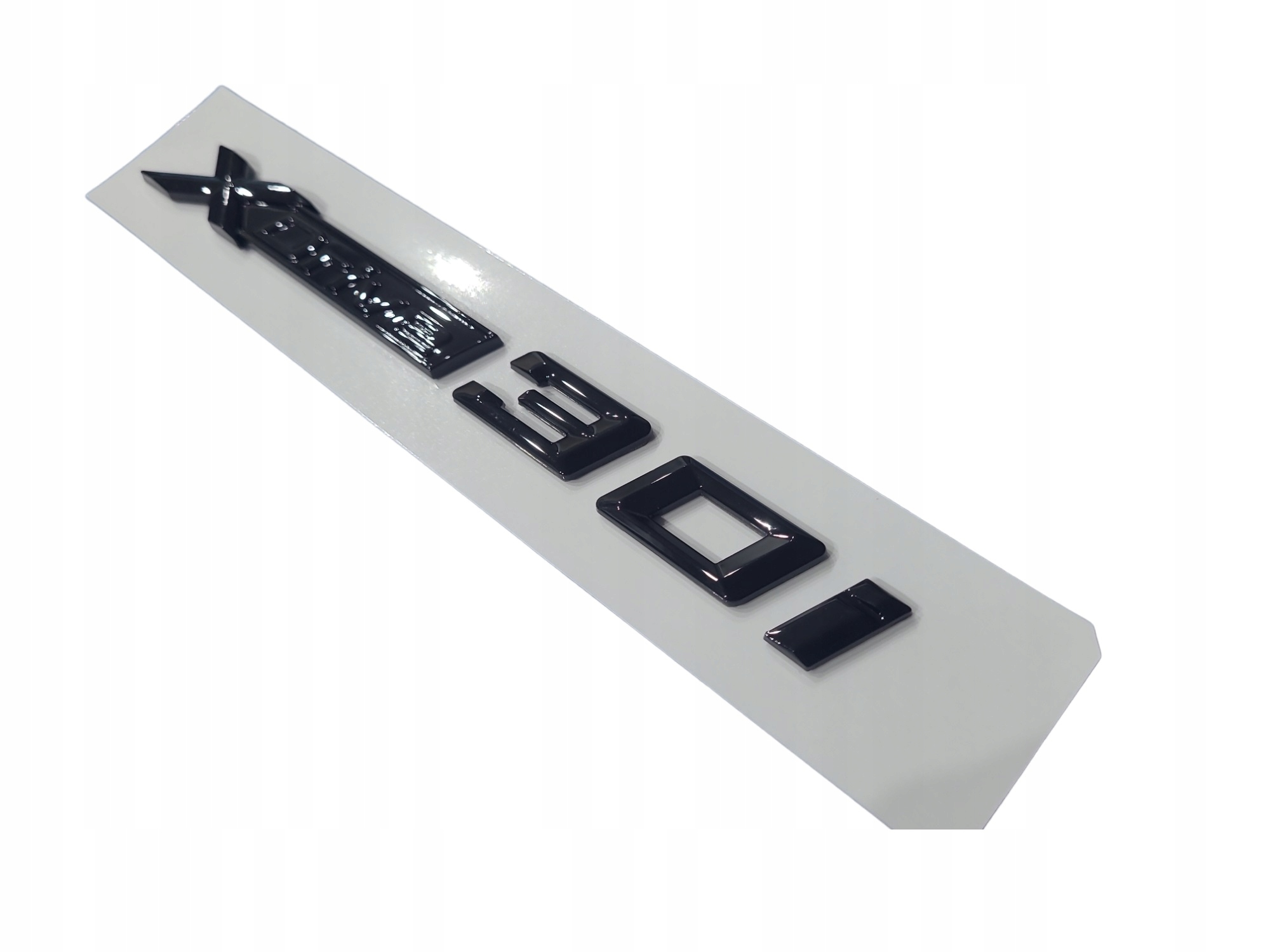 Emblemat xDrive 30i do Bmw Black Glossy Na Klapę Tył Naklejka Znaczek Logo