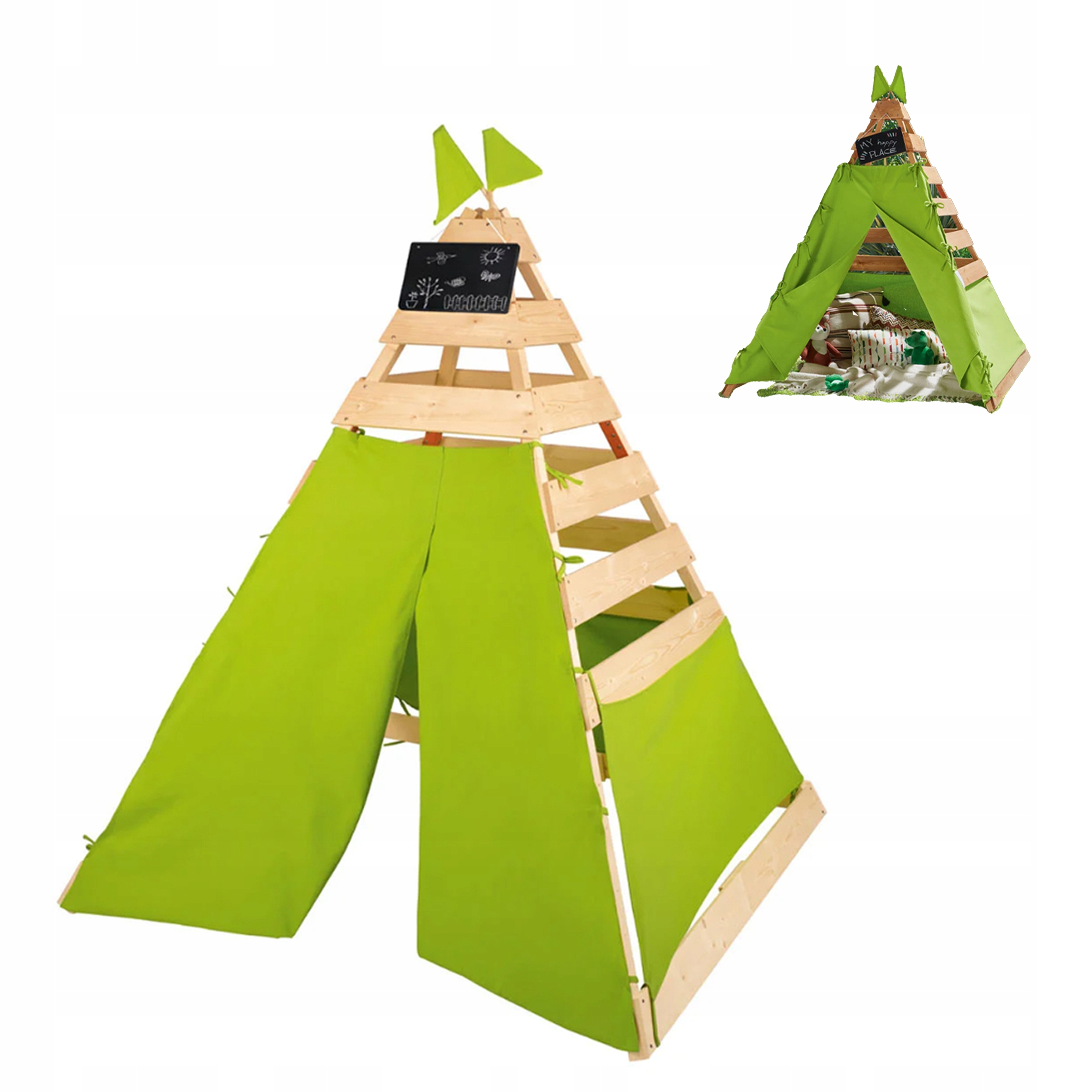 Tipi namiot dla dzieci wigwam duży przestronny Pokój Ogród