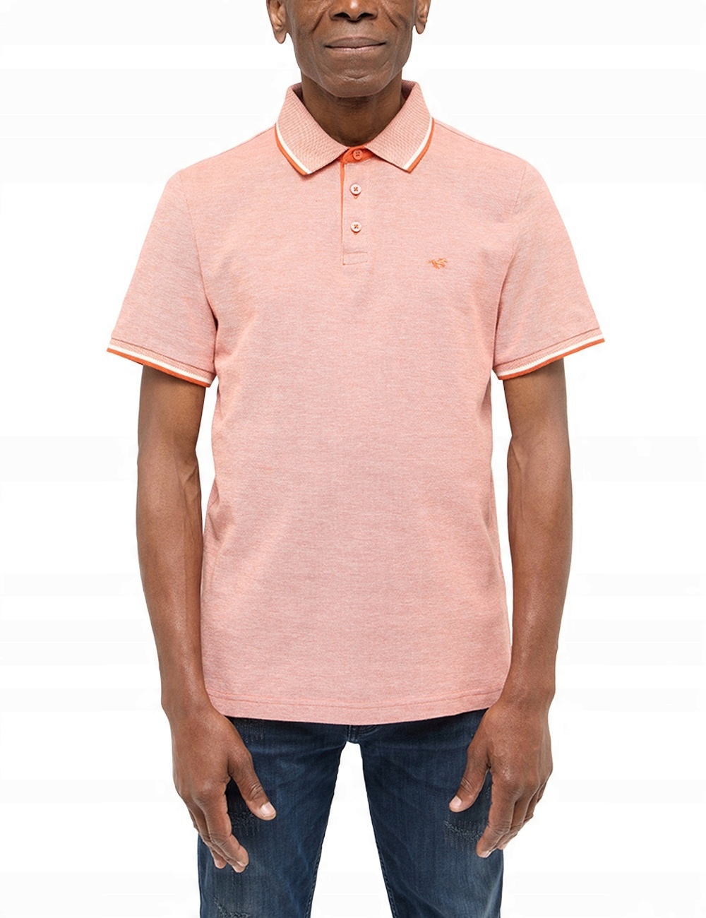 Pánská Polokošile Bavlněná Polokošile S Krátkým Rukávem Mustang L