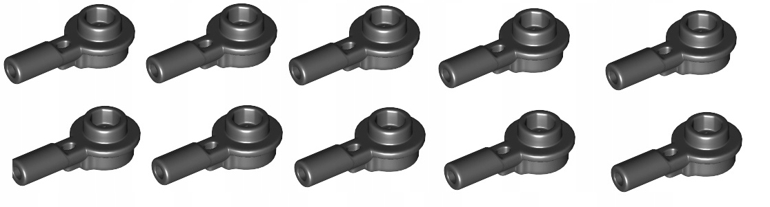 

Lego Nowe uchwyt rączka czarna 10 szt 32828