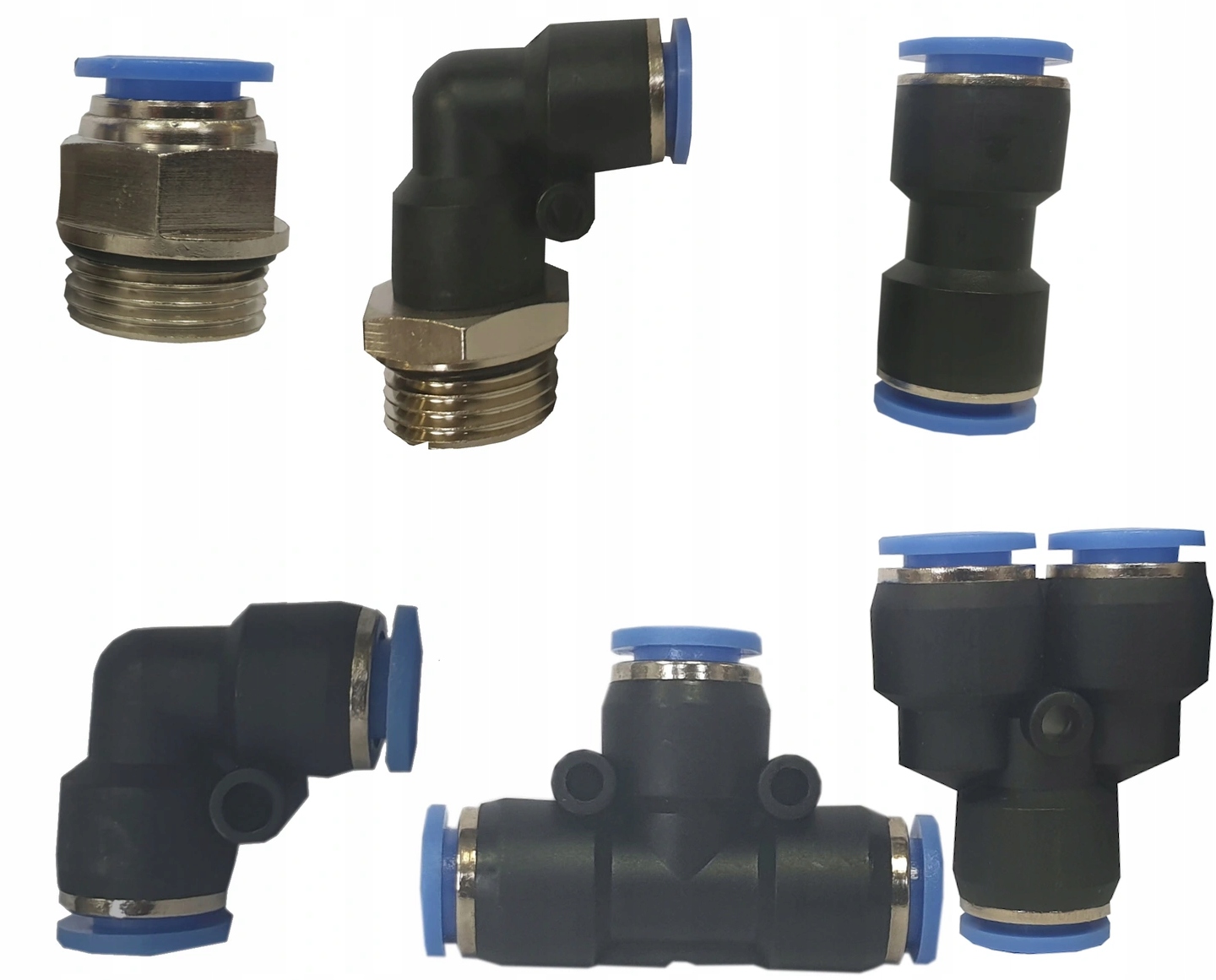 

Zestaw złączka auto wtykowa pneumatyczna na wąż 10