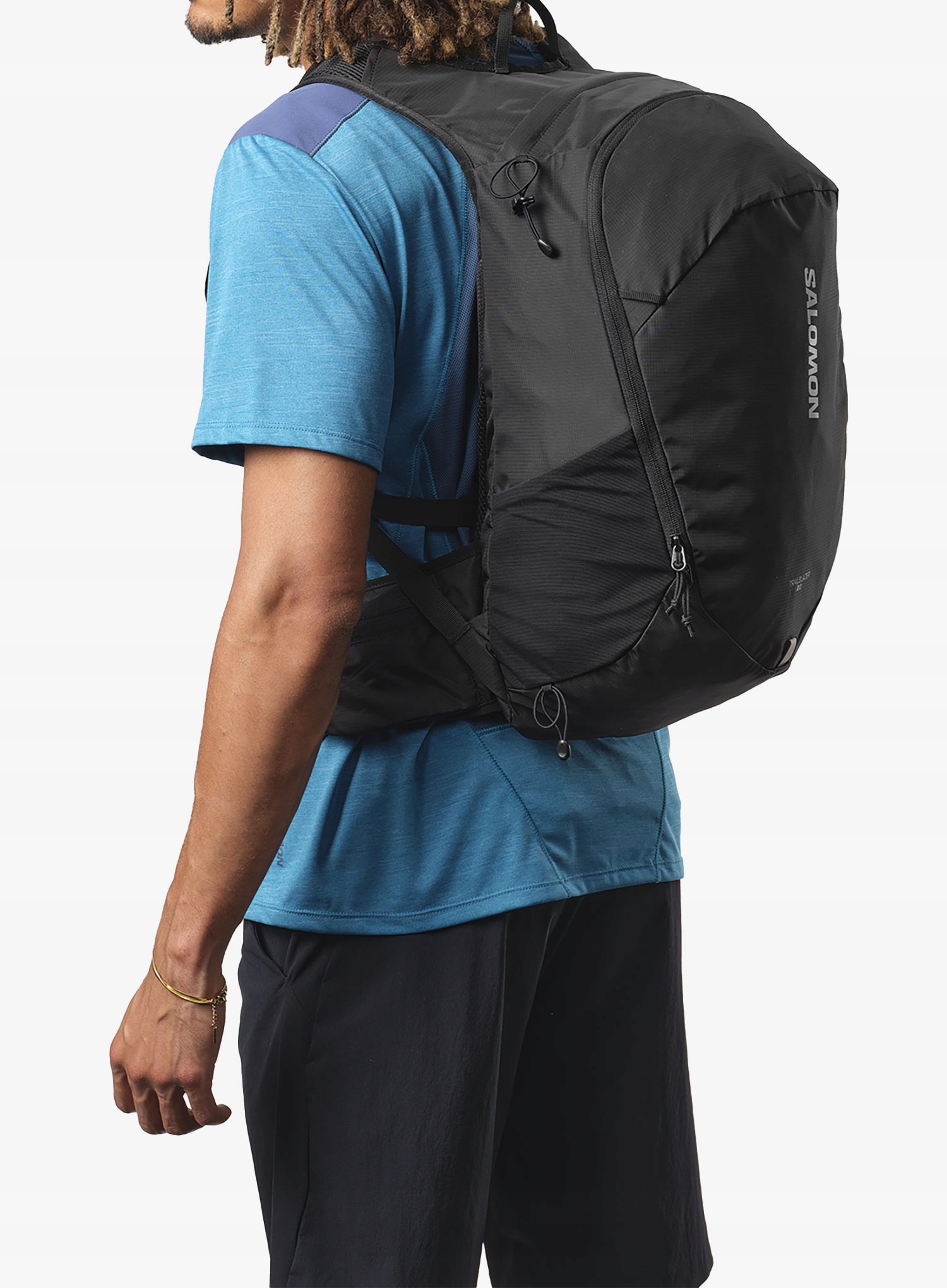 SALOMON Trailblazer 20 Plecak Turystyczny Unisex Lekki Wygodny Czarny — miniatura 11
