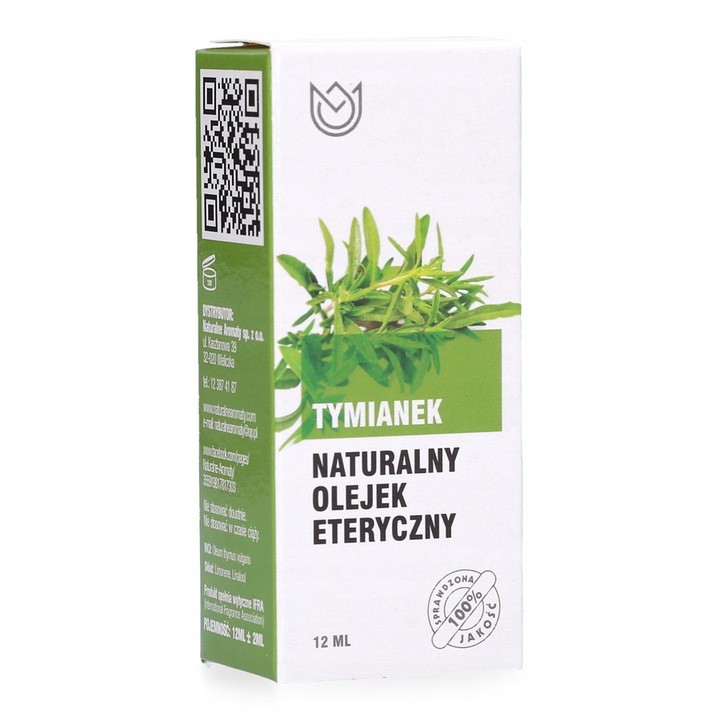 

Naturalny olejek eteryczny 12ml Tymianek