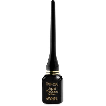 Eveline Liquid Precision Eyeliner 2000 Procent Matt Black Matowy