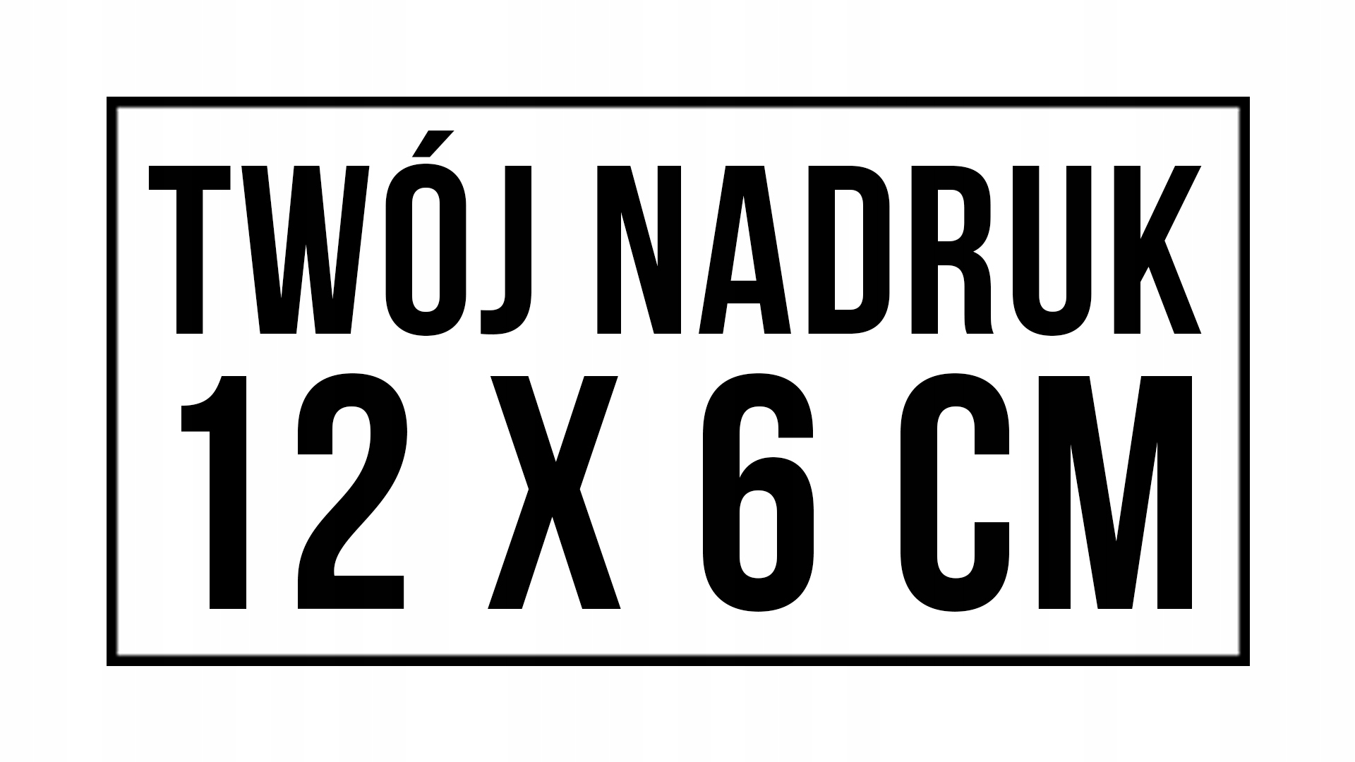 

nadruk flex na koszulkę torbę różne 12x6 cm