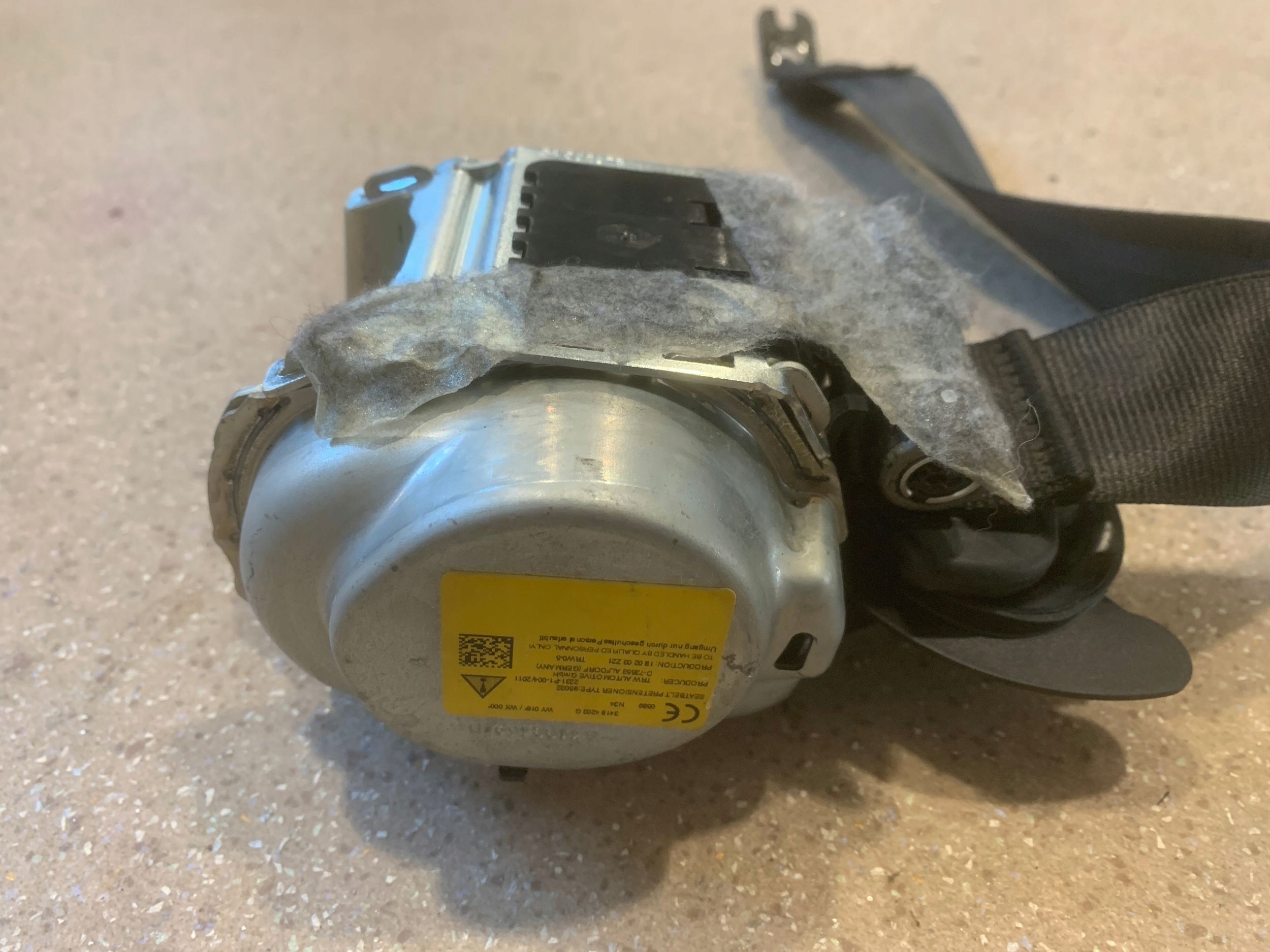 Q7 4M II ремень безопасности оригинал 4M0857805E