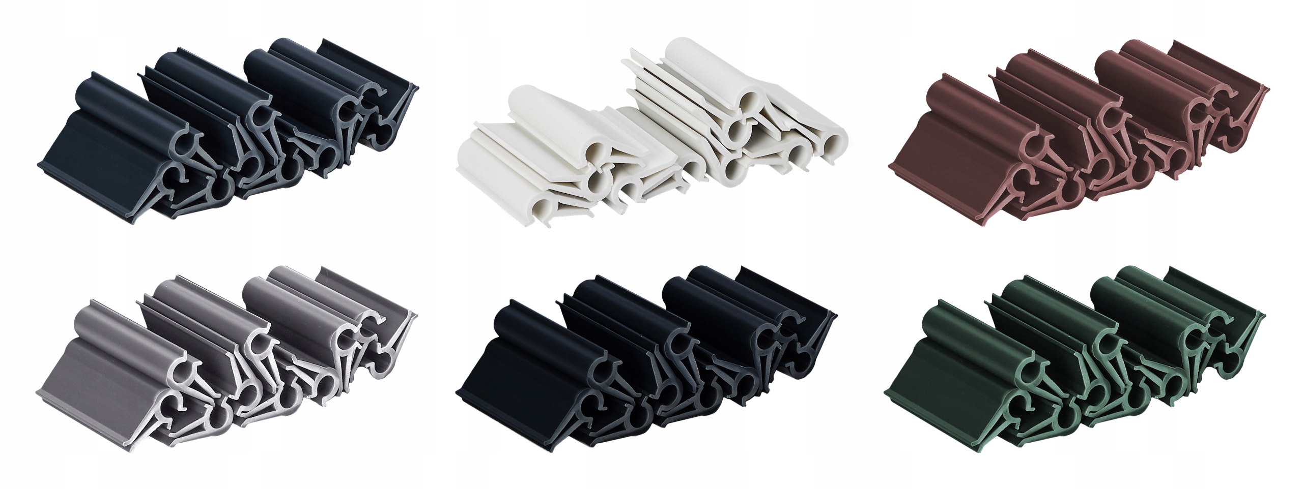 20x KLIPSY MONTAŻOWE ZACZEPY DO TAŚMA OGRODZENIOWA WĄSKA SIATKA 3D BIAŁA Długość 0.05 m