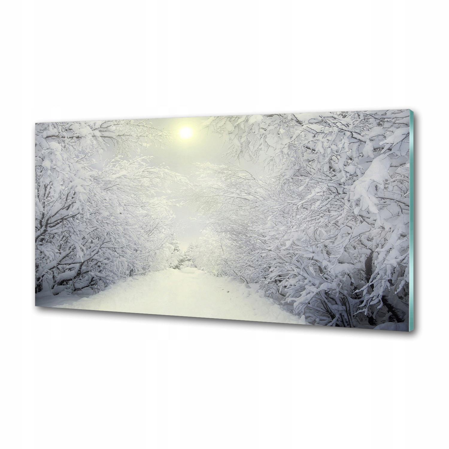 Panel do kuchyne Krásny les v zime 120 x 60 cm Lepidlo
