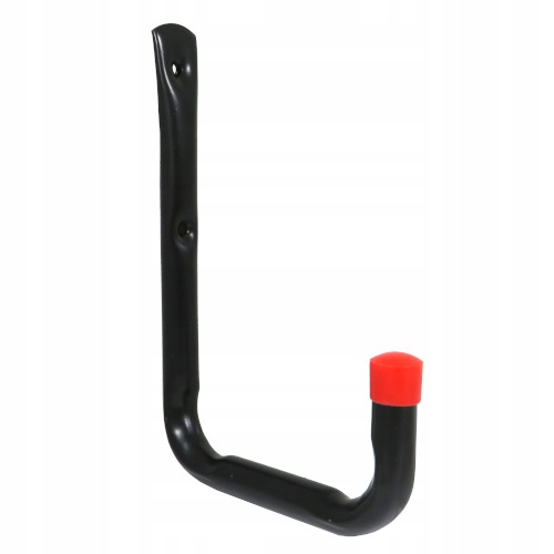 

Hak na ścianę do garażu Pojedynczy czarny 14 cm
