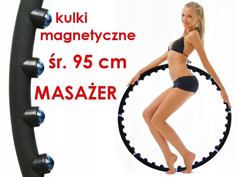 

Hula Hoop z magnetycznymi kulkami masującymi