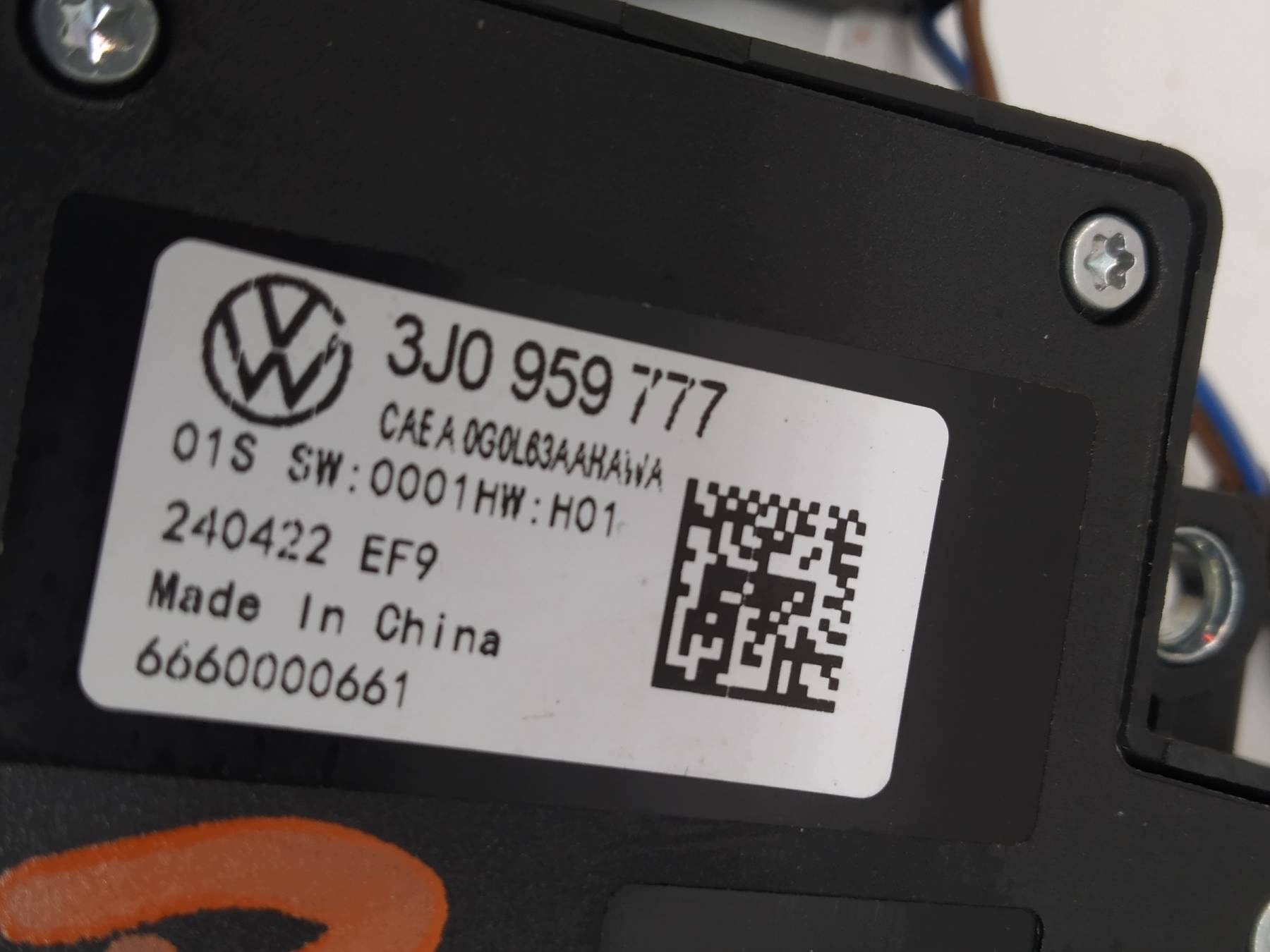 switch seat left front 3J0959777 3J0959917A Skoda Octavia IV