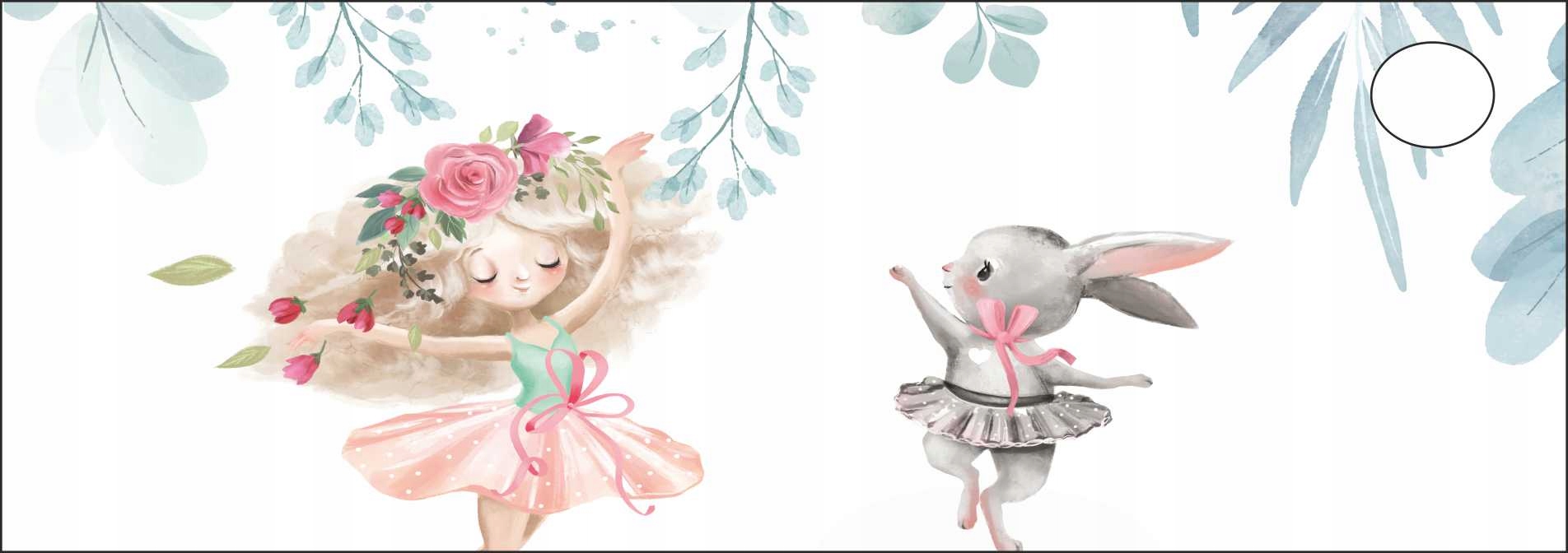 

Podkładka na biurko micke 142x50 Baletnica Królik