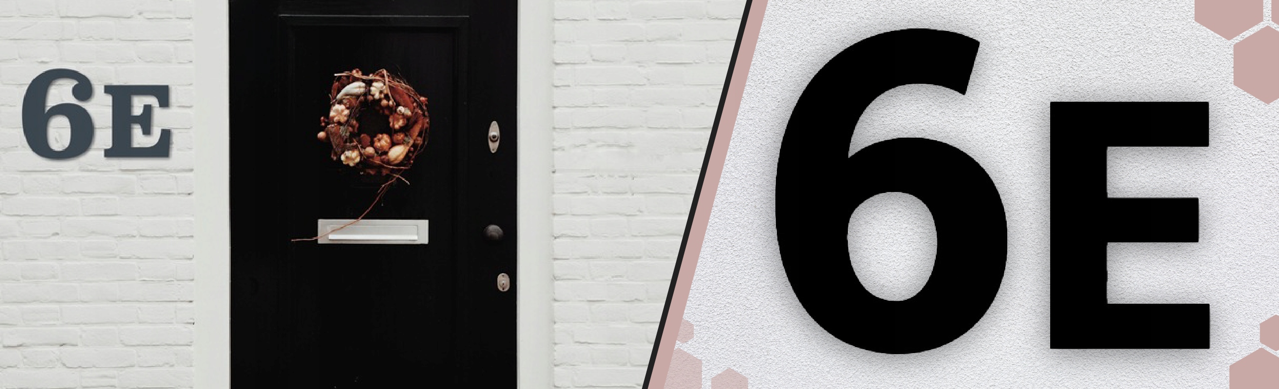 cyfry dom numer domu 40cm alu 3d Długość 17 cm