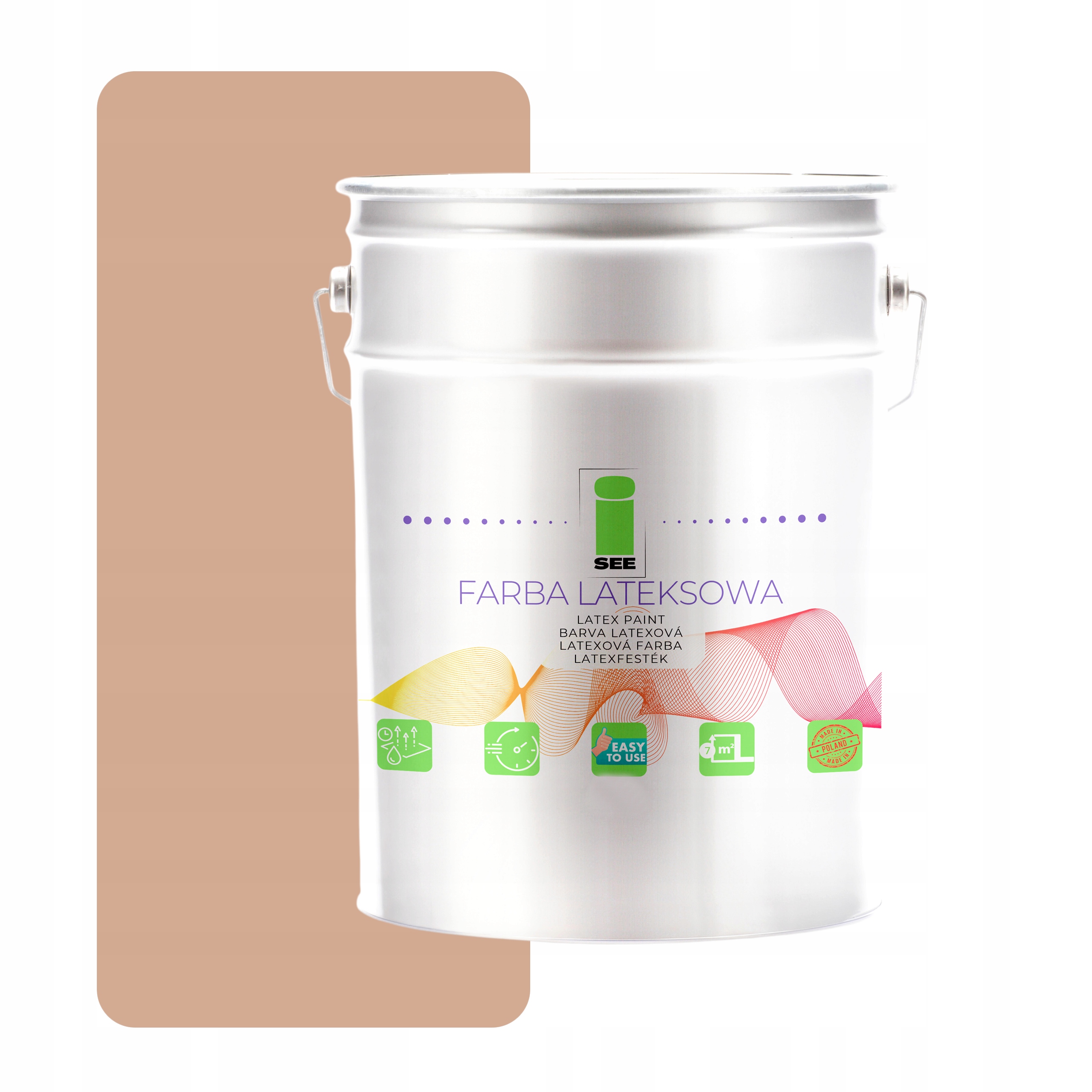 Latexová Farba Na Steny 10 L I See Hypoalergénna Béžová Priedušná