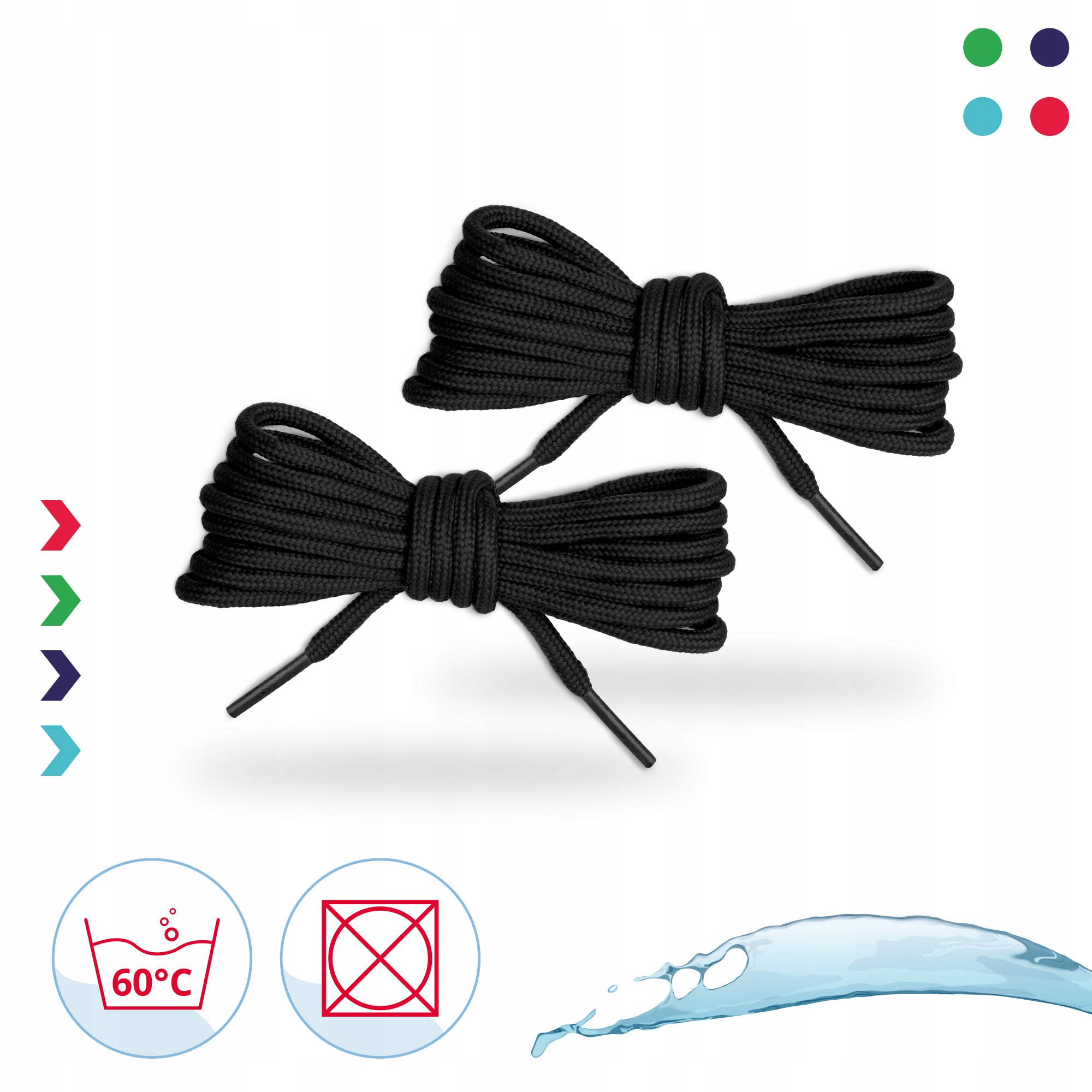 Sznurówki TREKKINGOWE sznurowadła dł 220 cm k. 300 EAN (GTIN) 5907546114152